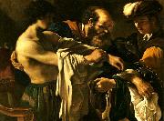 Giovanni Francesco  Guercino den forlorade sonens aterkomst Sweden oil painting artist